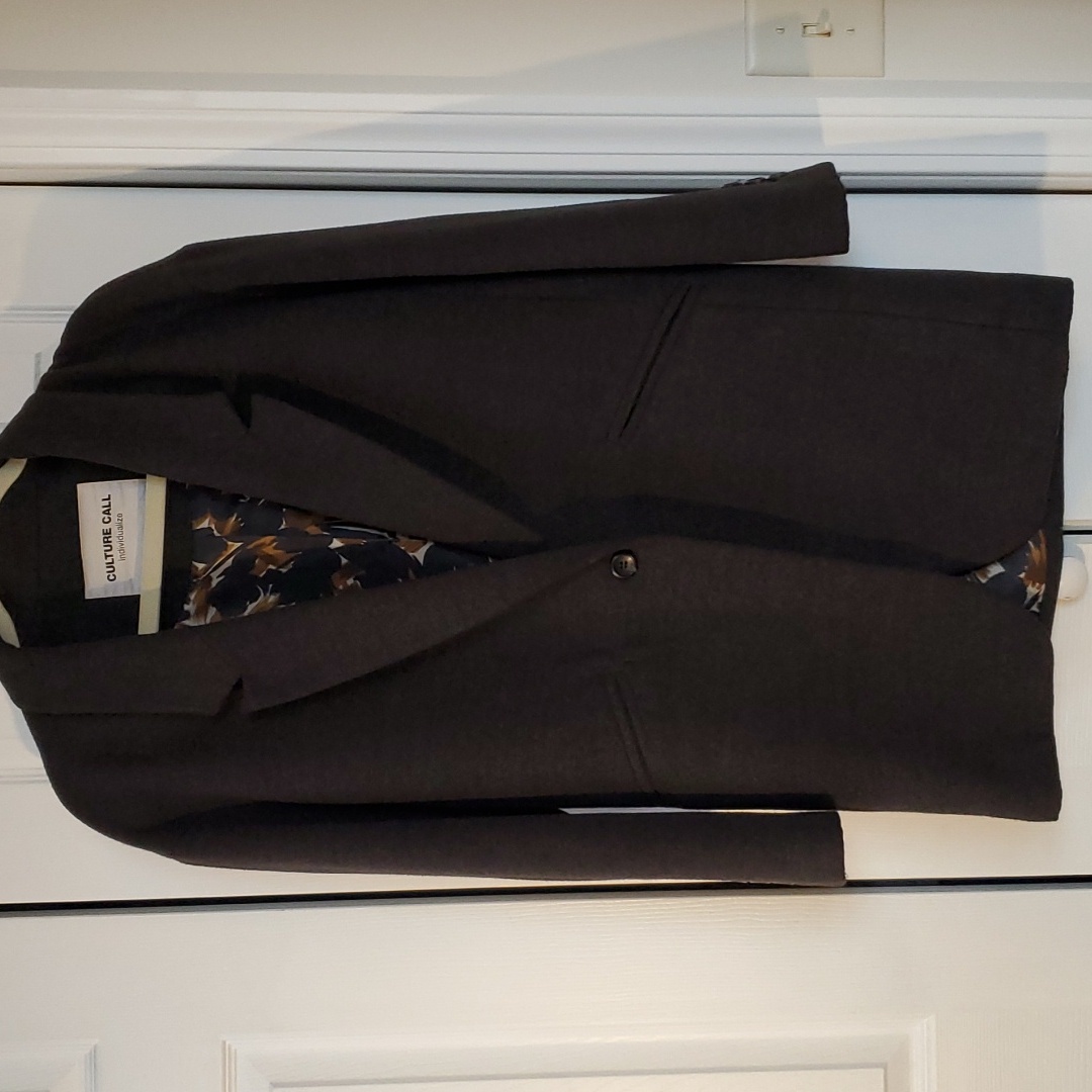 Culture Call Gorgeous Korean Brand Jacket Fully Lined Sz L